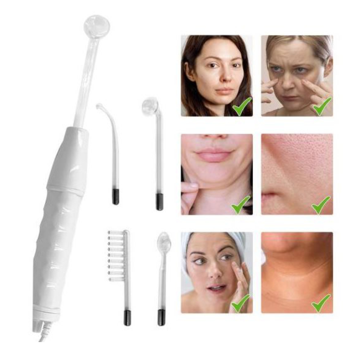 Miniatura 4 de Alta Frecuencia Facial 4 Electrodos